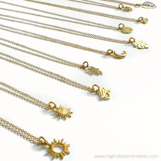 Symbols & Nature Necklaces (mini’s)